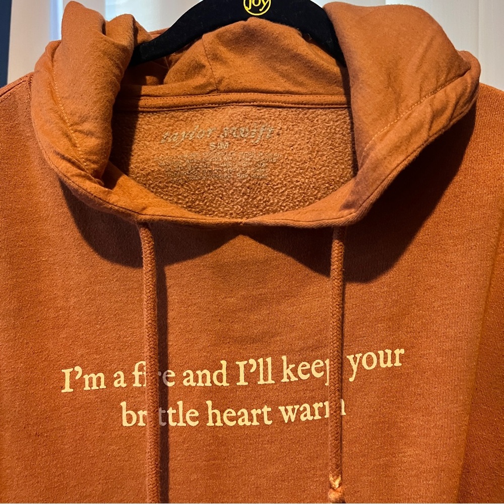 Taylor Swift | Folklore Lyric Hoodie | Rustic | Urban Outfitters Exclusive OS - Picture 3 of 3